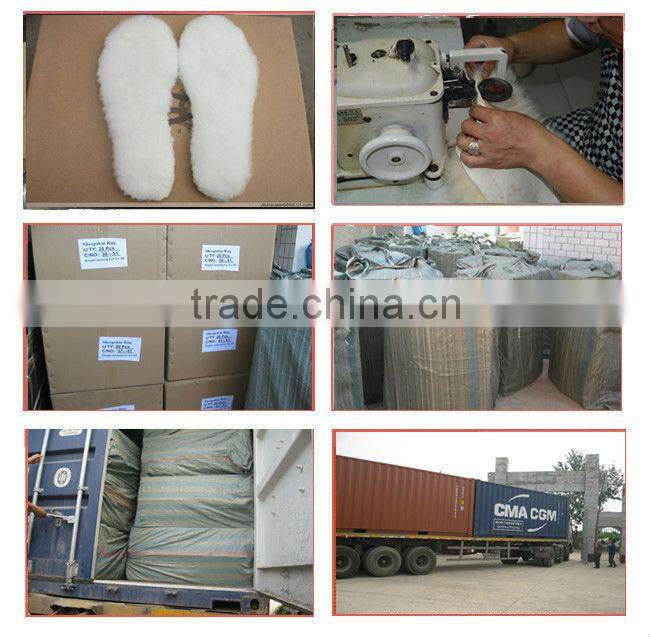 Natural sheepskin insole / healthy, warmly