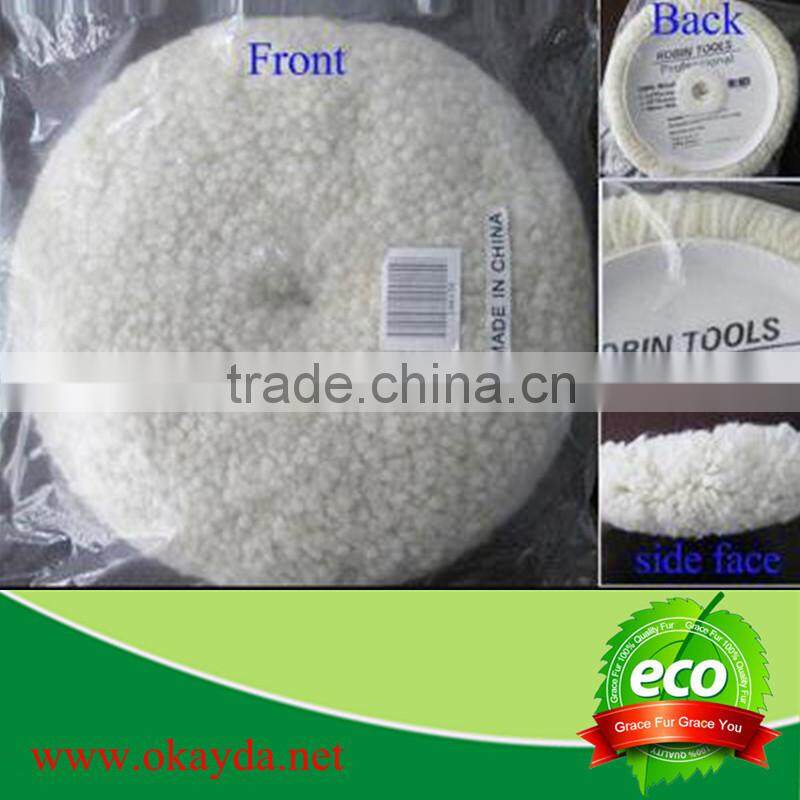Car wool buffing pad