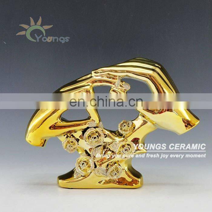 Nice Chinese Hand painted Ceramic Art Decorative Craft Display for House