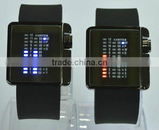 2013 japan iron samurai new latest led watch