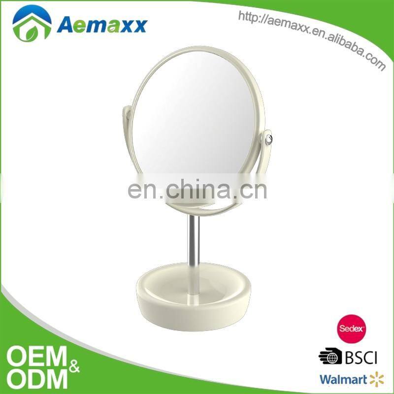 Classic style Plastic clear hotel bathroom mirror