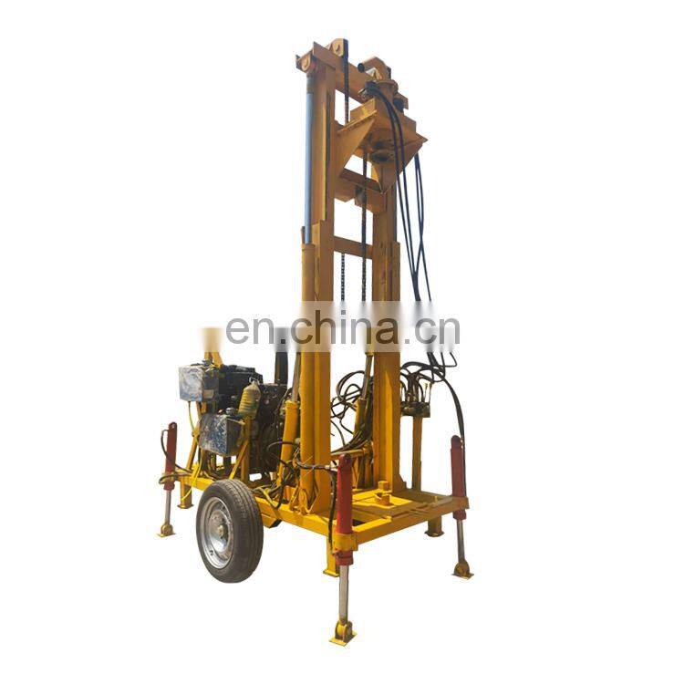 high speed hydraulic drilling rig truck mounted borehole well drilling rig for sale
