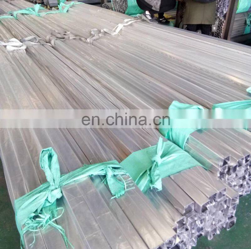 Experienced Supplier 20x20mm Inox Tube 201 Mirror Surface Polishes Stainless Steel Square Pipe Price with ASTM Standard