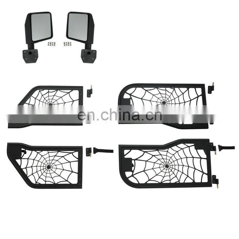 Off road parts Half Tube doors for Jeep wrangler JK 07+ Steel half 4 doors for Jeep accessories from Maiker