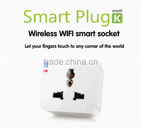 Intelligent home system Smart home WIFI Socket with smart phone Android & IOS APP for Remote control home security