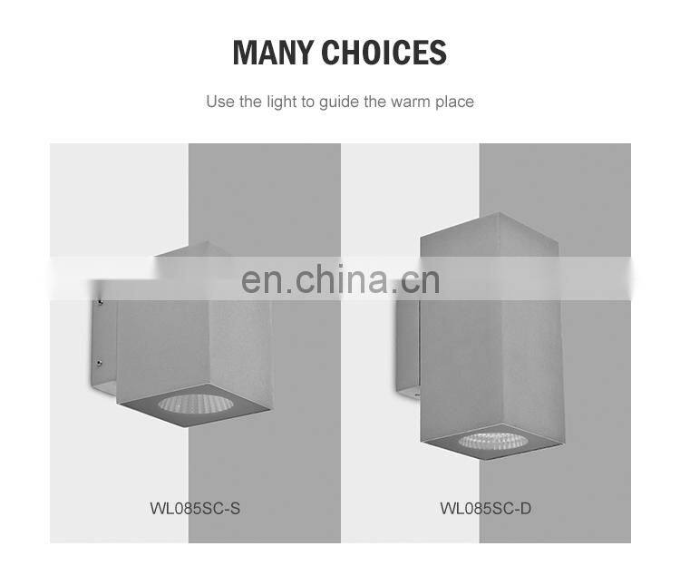 3 Years Warranty Home Garden Aluminum Ip65 Waterproof Cob 20w Led Outdoor Wall Light