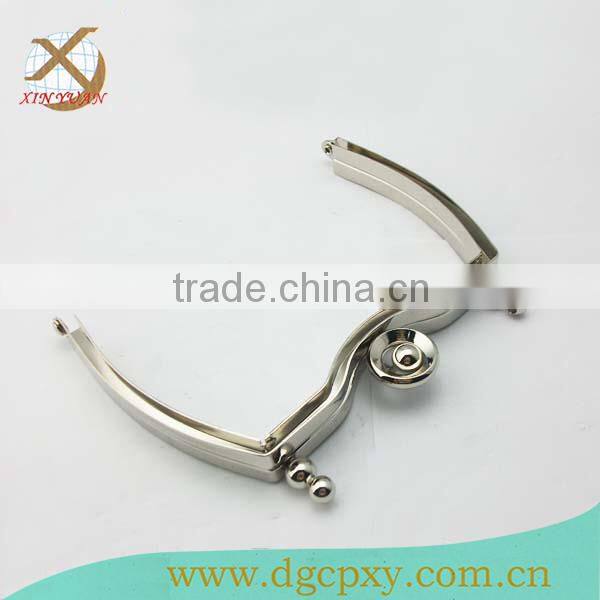 beautiful shape metal purse frame smart lock