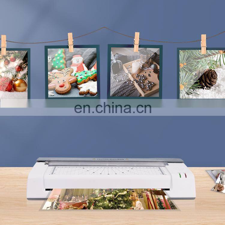 OL381C Plastic Professional A3 320 Hot Cold Press Household Mini Lamination For Photo Document Label Laminator Machine