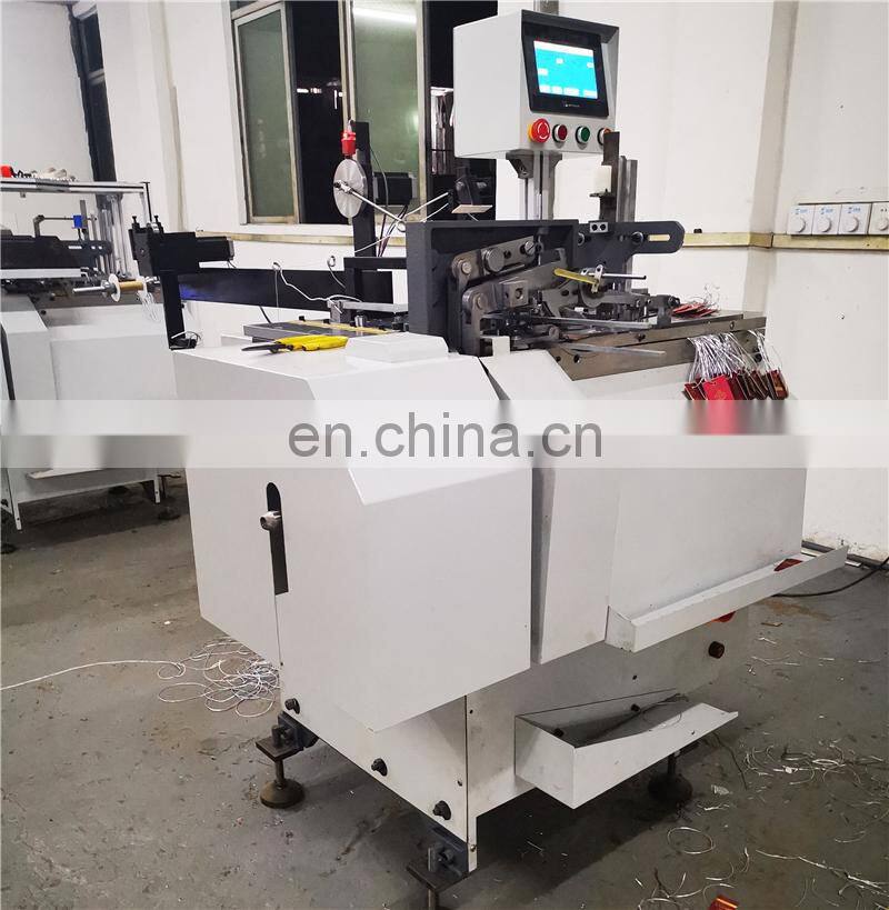 UT150 Fully Automatic Perfume bottle Hangtag Knot Tying Machine, car freshener card stringing equipment