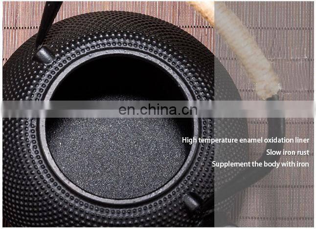 Blue casting tea pot teapot set cast iron chinese traditional