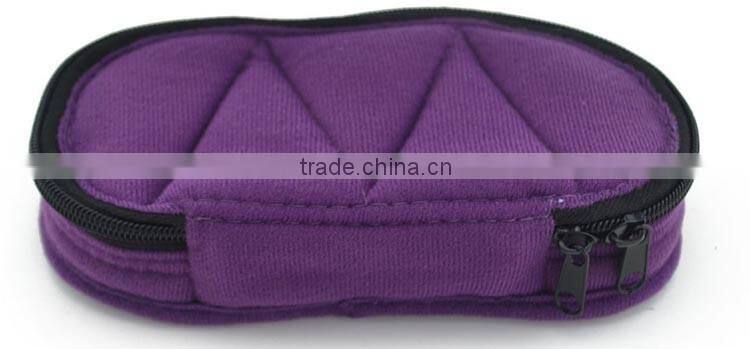 soft purple velvet essential oil case hold 5ml and 10ml bottle,OEM soft velvet small essential oil carrying cases hold 5bottles