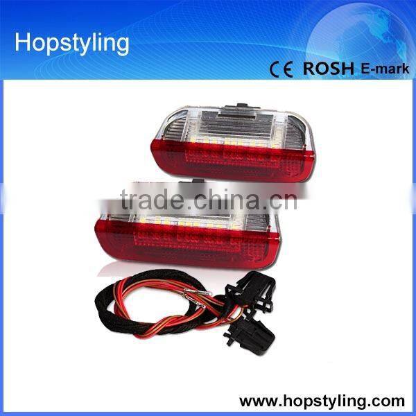 Direct factory offer white+red Rear LED Side Door Light,led door light for GOLF5/6