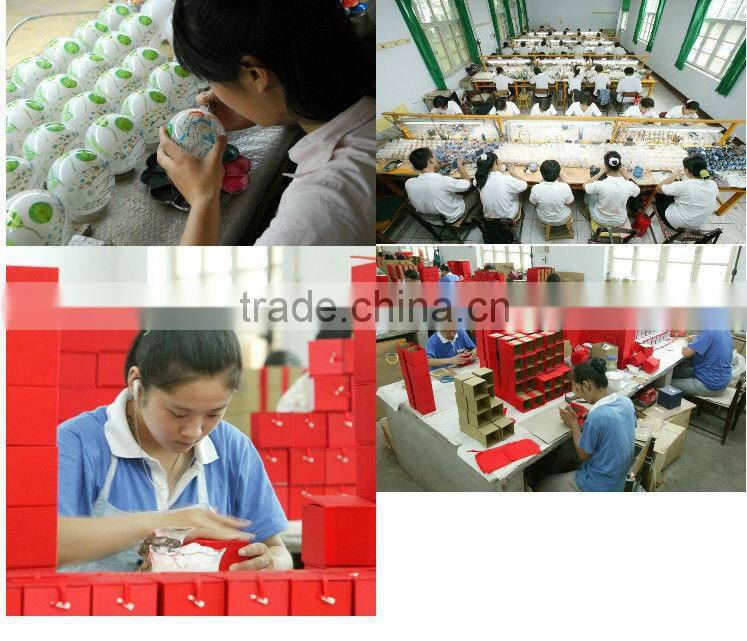 square glass candle holder with wax candle jar with painted color