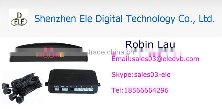 4 sensors car parking sensor system led display parking sensor
