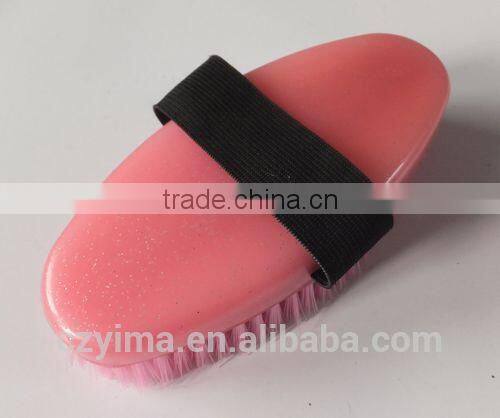 Glitter horse body brushes for grooming