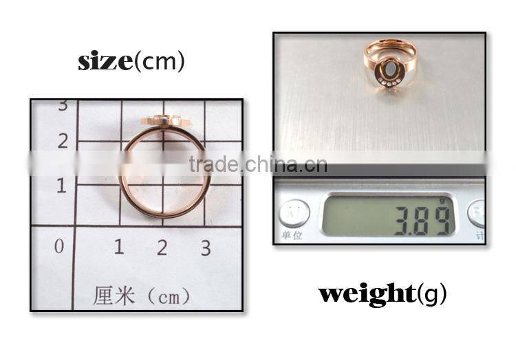 New product 2015 ring jewelry rose gold rings for women