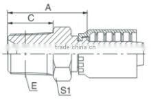 NPT Male Carbon Steel Hydraulic Hose Fitting and Coupling