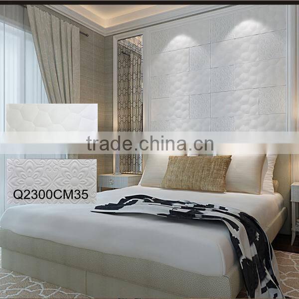 300X600 wavy white wall tile porcelain tile