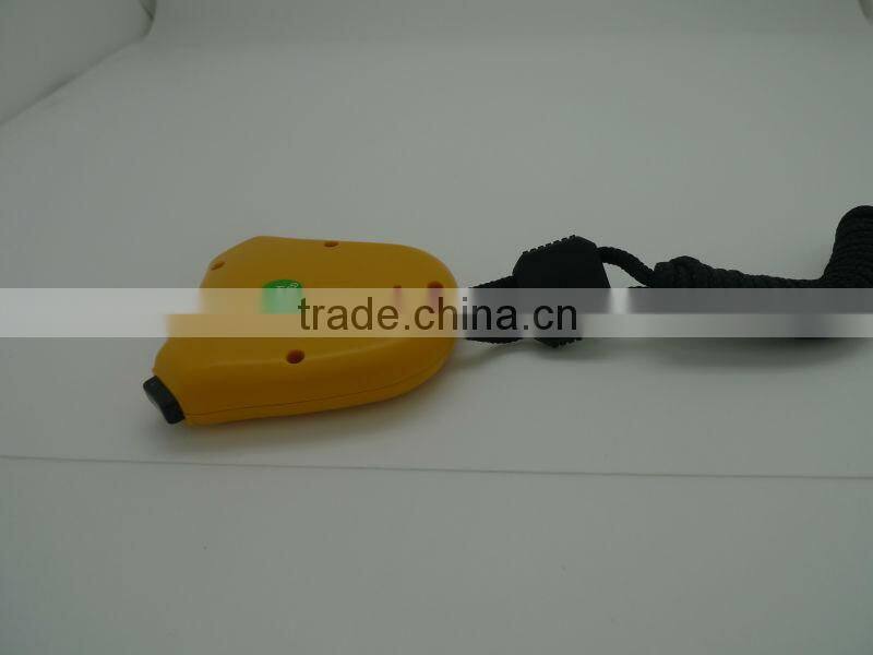 Digital wristband stopwatch in 2 displays