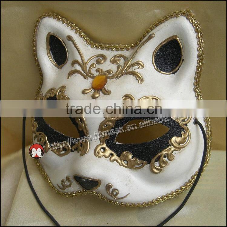 freehand sketching halloween mask dance party mask half face cloth mask cat mask