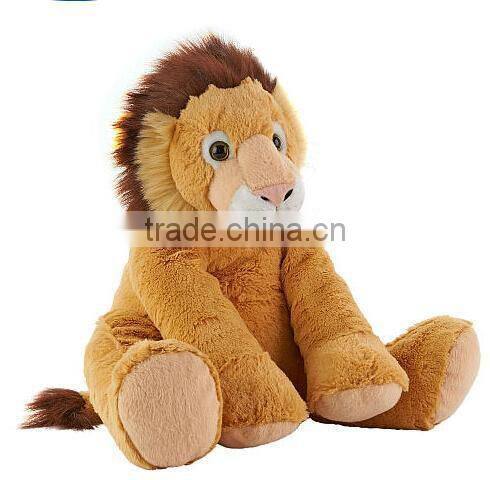 High quality plush soft king lion stuffed king lion toy/plush lion toy
