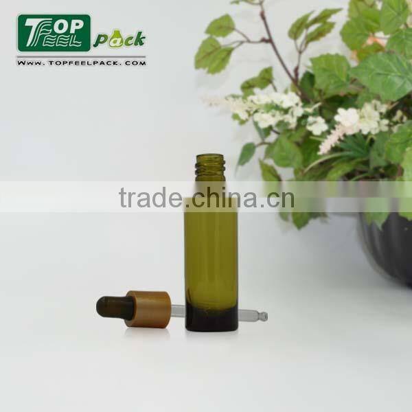 Essential Oil Use and Hot Stamping Surface Handling E-Liquid Glass Bottle 30ML
