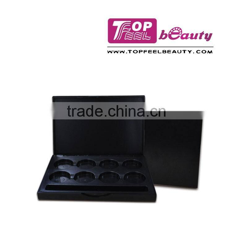 Wholesale! high quality 8 well matte makeup container