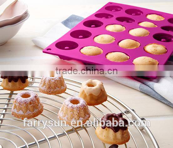 100% FDA silicone heart shape silicone chocolate molds chocolate maker Online selling silicone cake molds