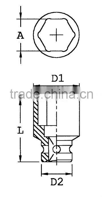 alloy material impact socket deep socket wrenches