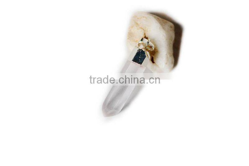 Pendant, PTP-A120 Fashion Jewelry Natural Gen Stone Crystal Precious Stone Gold Pendant