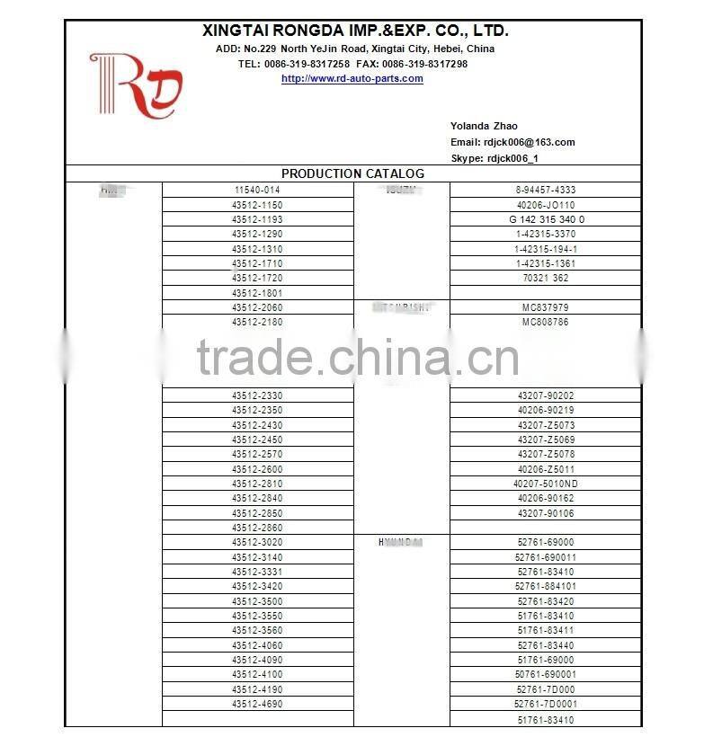 Brake drum high quality 42431-47011 auto parts accessories