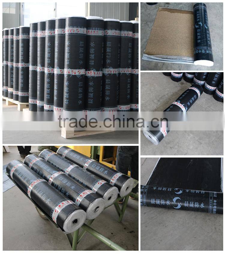 waterproof asphalt membrane fiberglass reinforced waterproof membrane