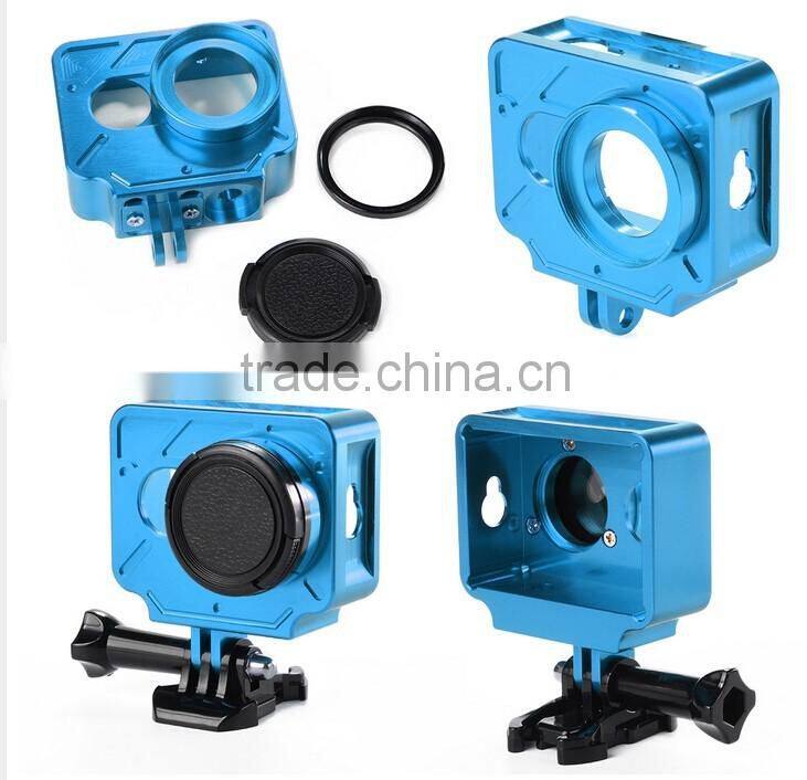 Xiaoyi Accessories Xiaoyi CNC Aluminium Protective Case Shell + 37mm UV Filter FOR Xiaomi Xiaoyi yi Camera