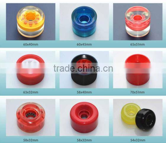 high quality polyurethane skateboard wheels
