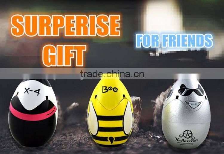 New model 4ch 6 axis rc Quadcopter 7.9 cm Cute Cartoon flying egg toy