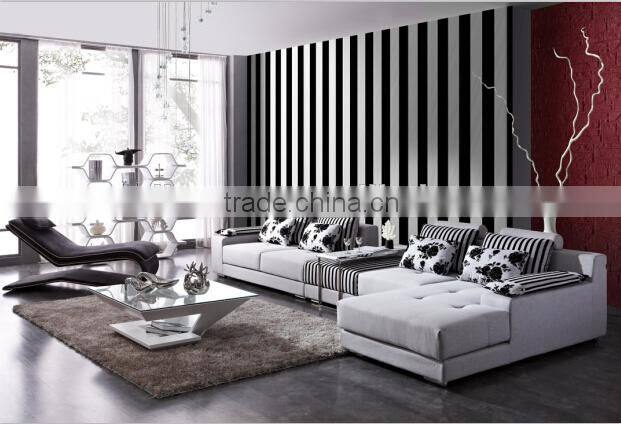 Simple modern home use sofa set with unique fabric cover KW9027