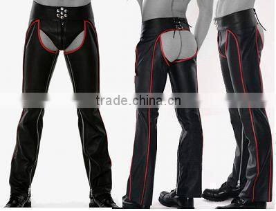 Motorcycle leather chap/Motorbike Leather chap/ Leather Chaps/WB-LC603
