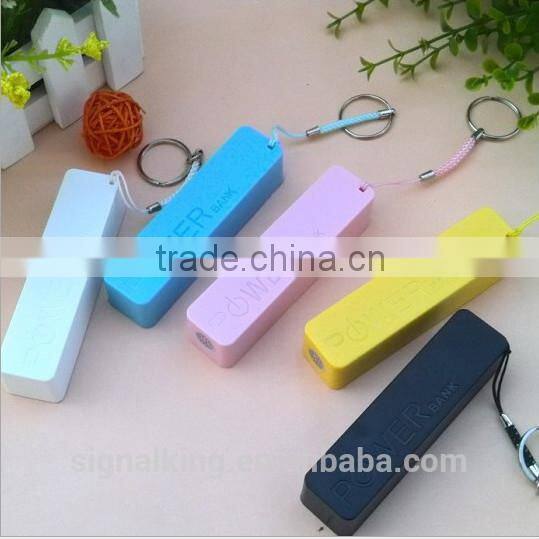 Factory Wholesale Promotion Gifts Key Chain Perfume Power Bank 2600mAh Portable Power Bank For Mobile Phone