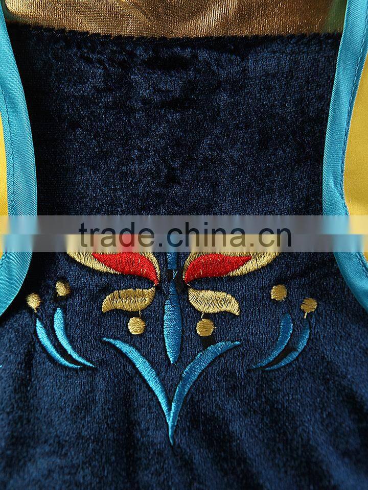 2015 China factory wholesale popular frozen cosplay dress gown (Ulik-A0115)