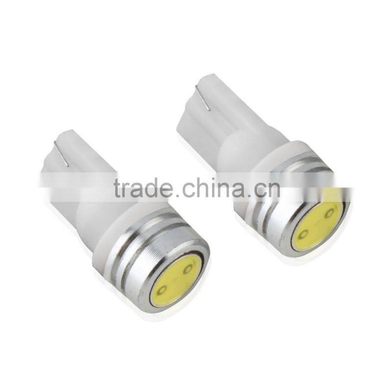 Universal 1W 2X T10 Xenon LED Side Wedge Tail Light Bulb 2825 194 168 W5W auto car led lamp corner parking light ~