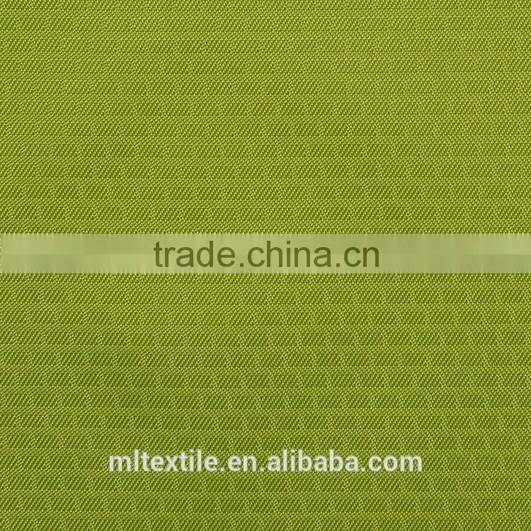 200D nylon plaid jacquard pu coated fabric/oxford fabric