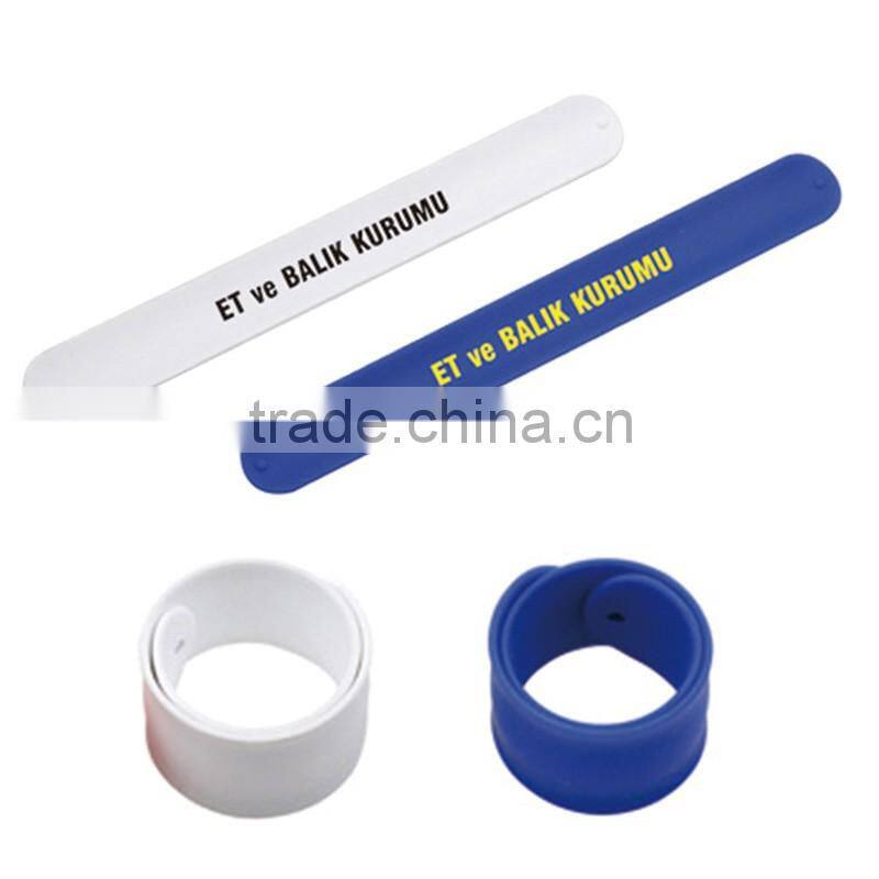 Shinerin online shopping silicone rainbow pvc slap bracelet