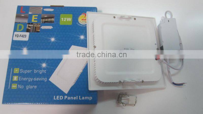 12W and round Recessed LED panel light