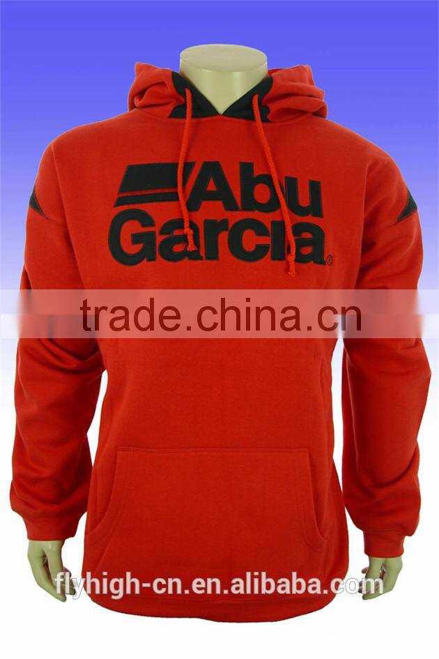 high quality OEM logo men's fashion black hoodie