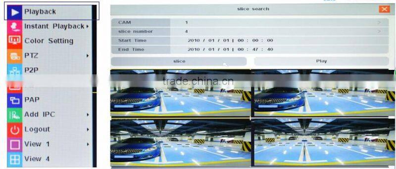 2015 China Alibaba hot selling hd zoom 1080P 4CH IP bullet camera system 4channel cctv IP NVR kit