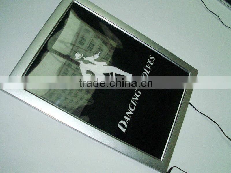 ultrathin aluminum led crystal beautiful frames