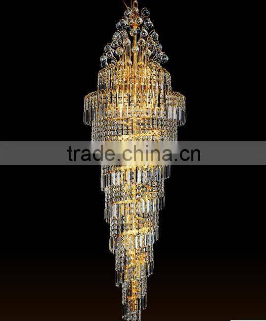 Large Luxury K9 Crystal Chandelier Lighting for Hotel Lobby Decor