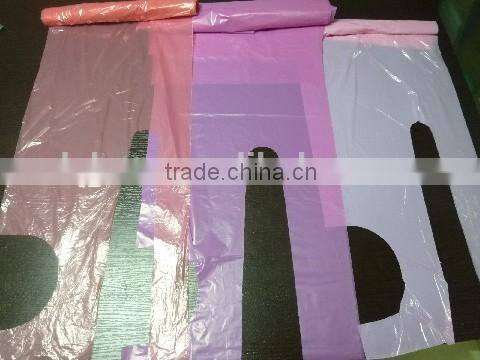 Disposable white LDPE apron