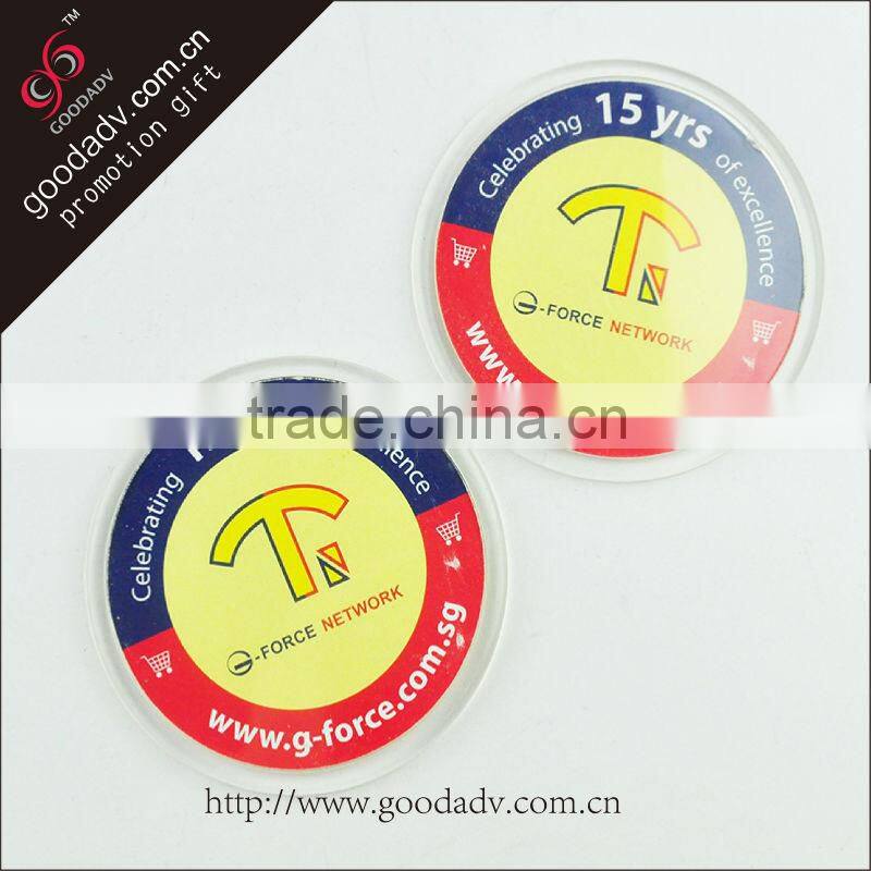 2015 guangzhou the new product custom fashion eco-friendly clear acrylic coasters