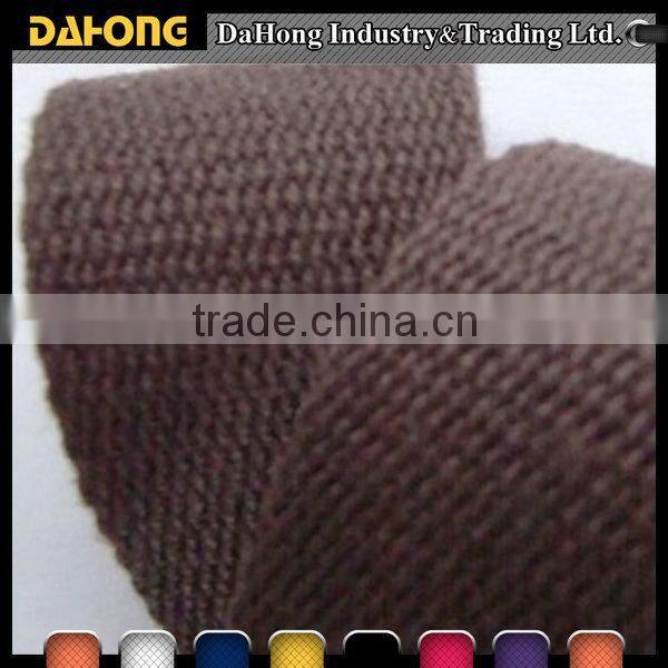 wholesale multicolored stone washed woven cotton plain webbing
